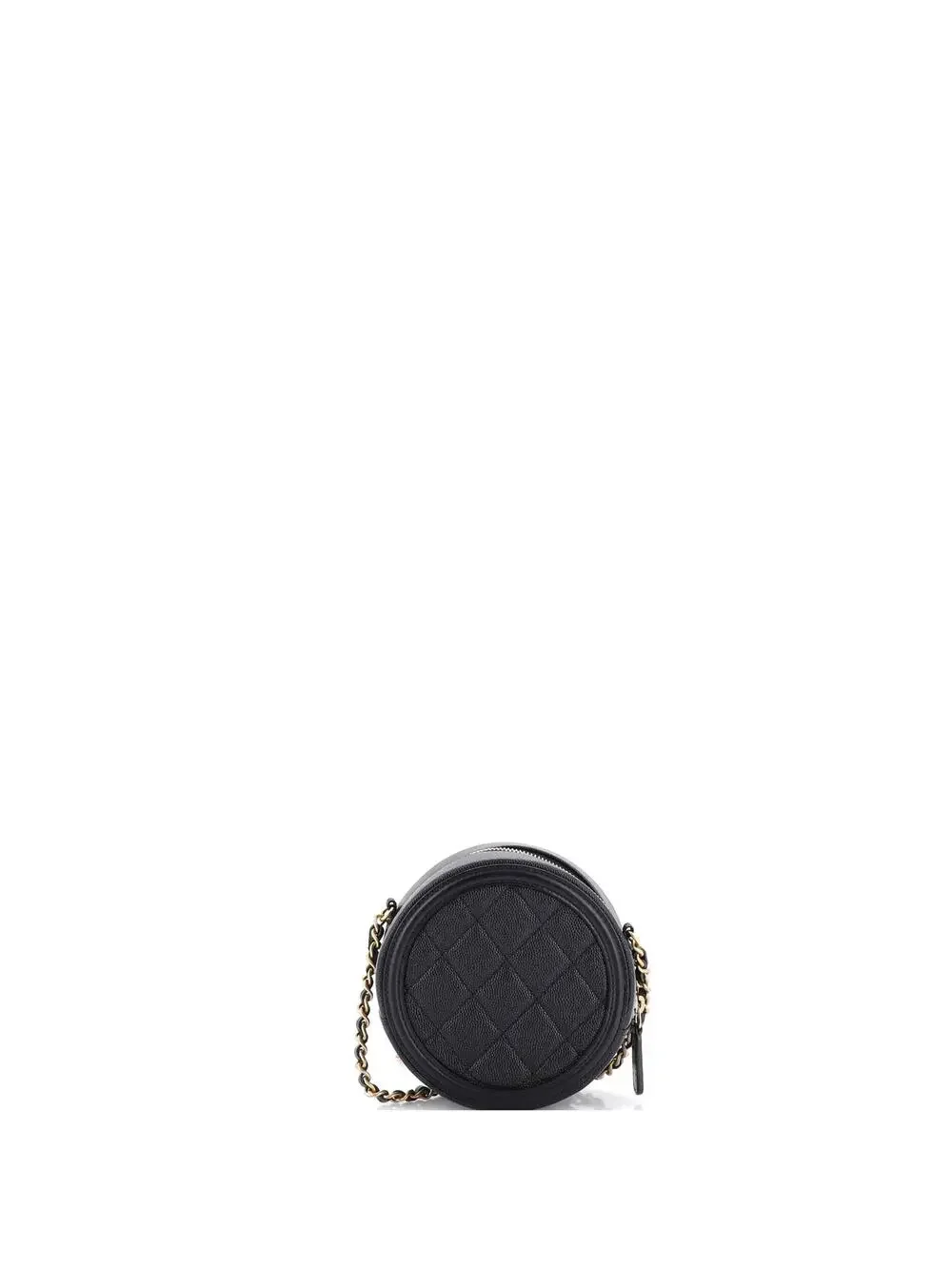 Chanel Filigree Round Clutch With Chain #239852C27B